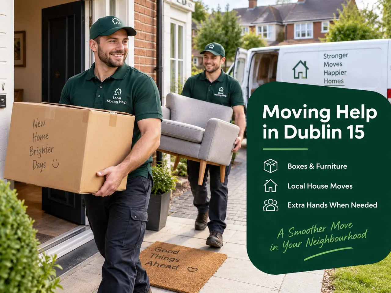 Illustrative image for moving help enquiries in Dublin 15